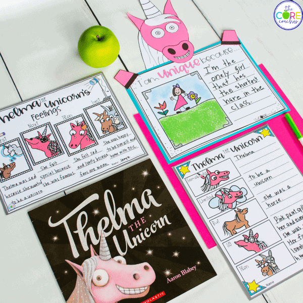 Thelma the Unicorn Book Activities