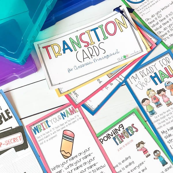 classroom transitions examples
