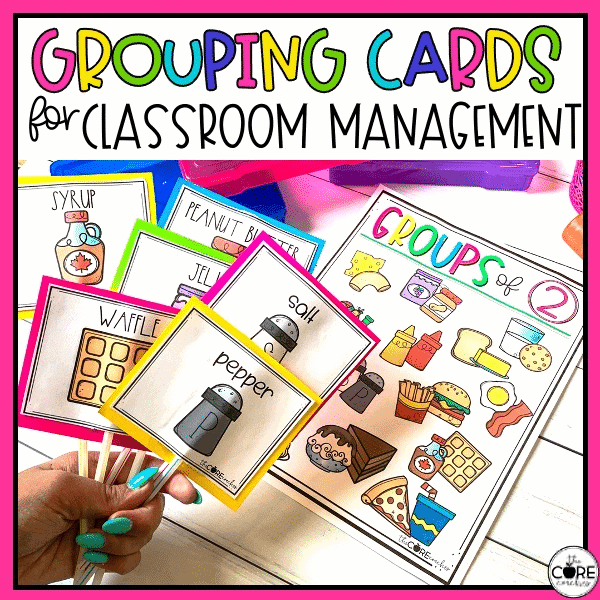 Grouping Cards - Classroom Management