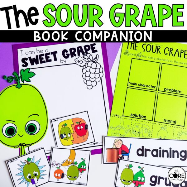 The Sour Grape- Reading Comprehension Activities