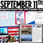 September 11th - 9/11 Reading, Writing, Art & Printable Text 4th, 5th, 6th grade