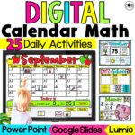 Digital Calendar Math - for Google Slides, PowerPoint, & Lumio