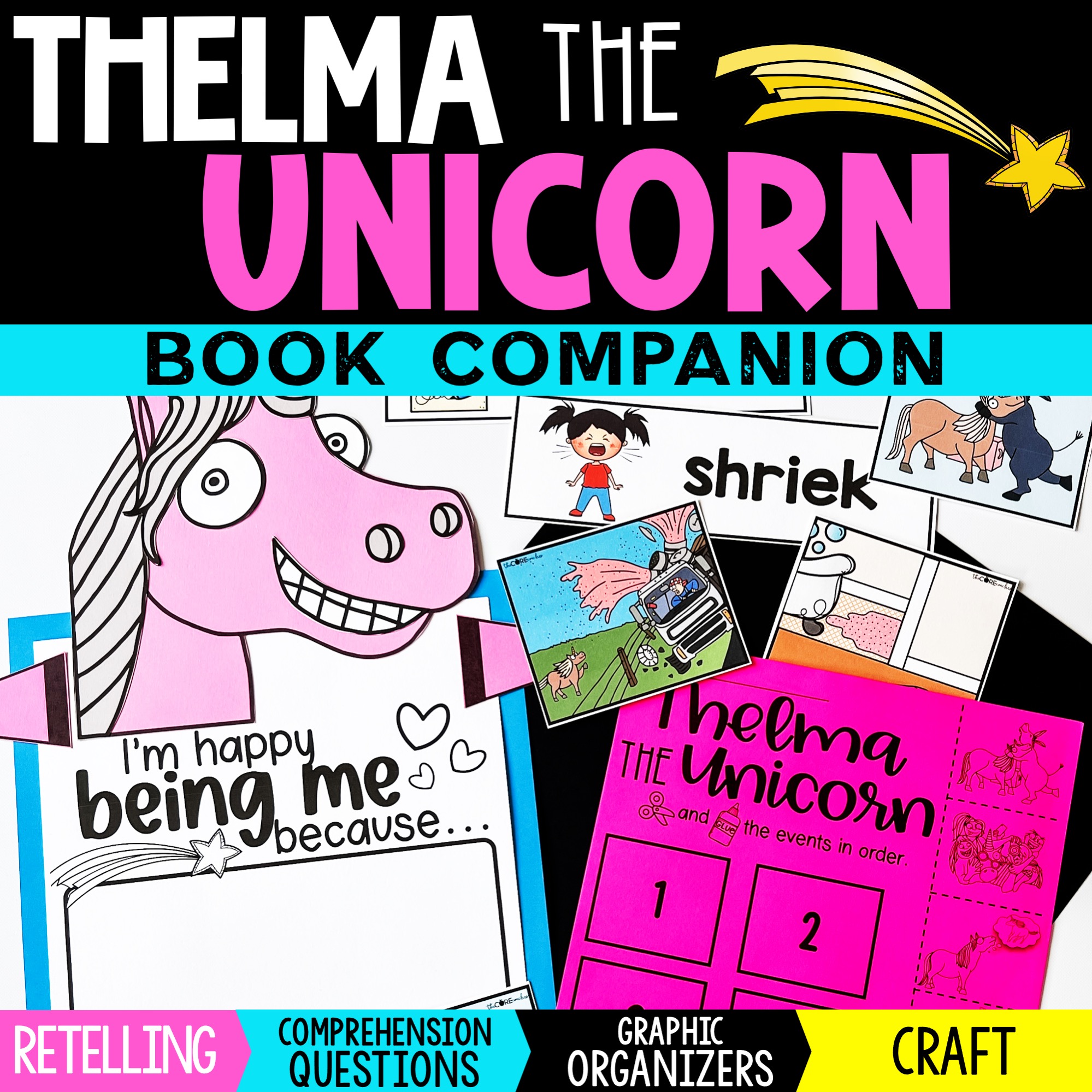Thelma the Unicorn Reading Comprehension Activities