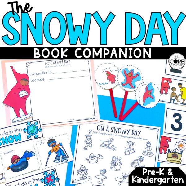 The Snowy Day PREK Read Aloud Lesson Plans and Activities